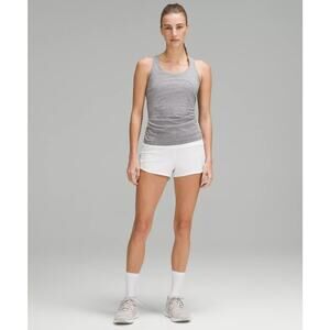 Lululemon‎ Women's White Speed Up Low-Rise Lined Shorts Size 10